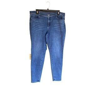J Jill denim 5 pocket leggings size 16.